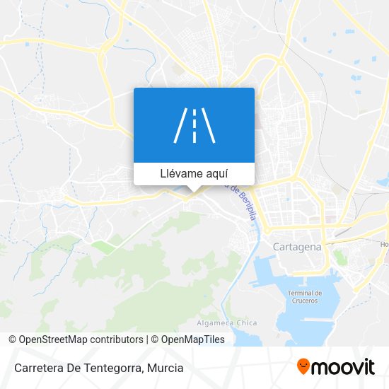 Mapa Carretera De Tentegorra