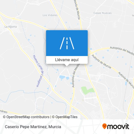 Mapa Caserío Pepe Martínez