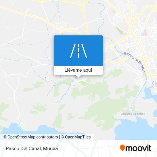 Mapa Paseo Del Canal