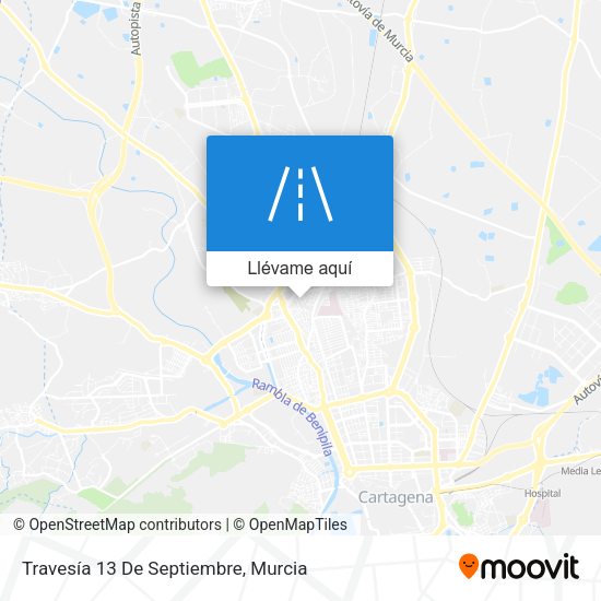 Mapa Travesía 13 De Septiembre