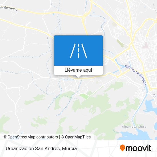 Mapa Urbanización San Andrés