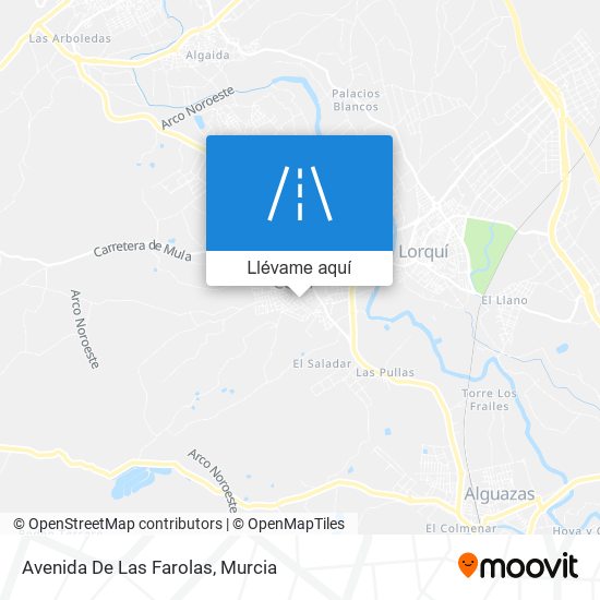 Mapa Avenida De Las Farolas