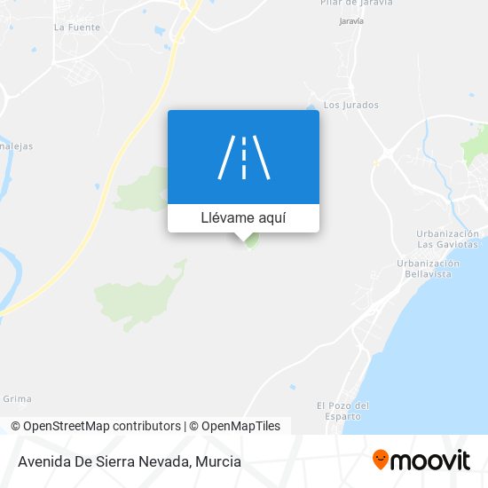 Mapa Avenida De Sierra Nevada