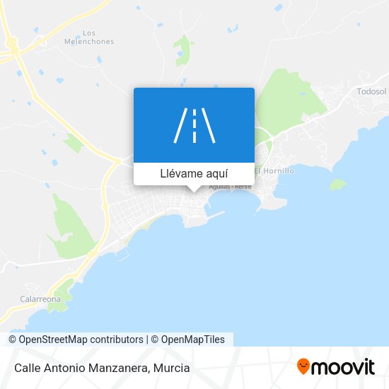Mapa Calle Antonio Manzanera