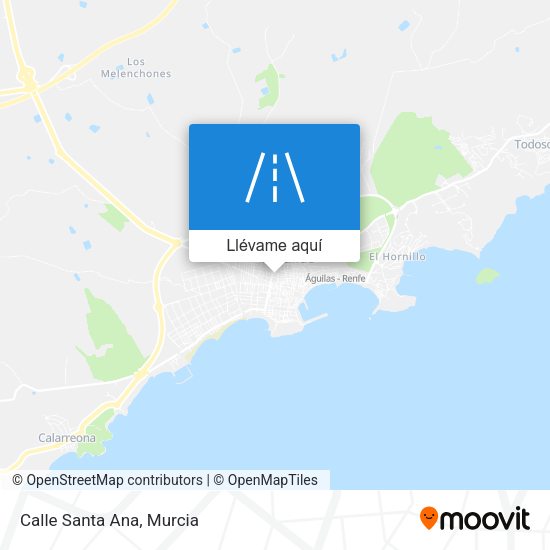 Mapa Calle Santa Ana