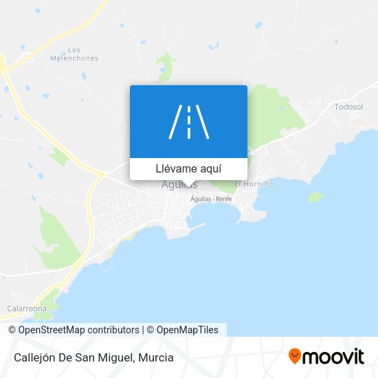 Mapa Callejón De San Miguel
