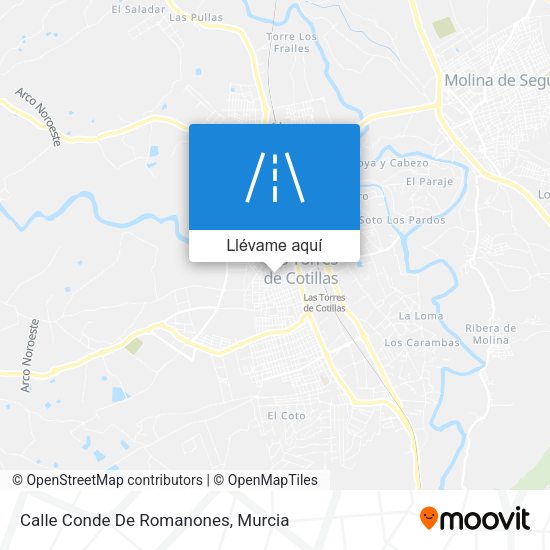 Mapa Calle Conde De Romanones