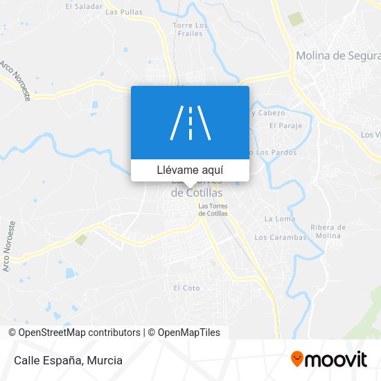 Mapa Calle España