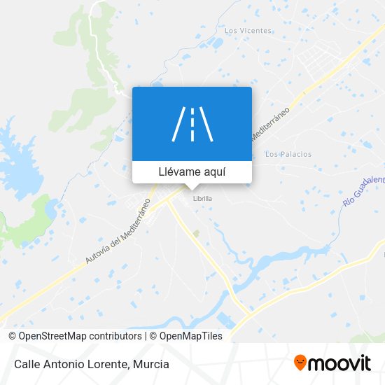 Mapa Calle Antonio Lorente