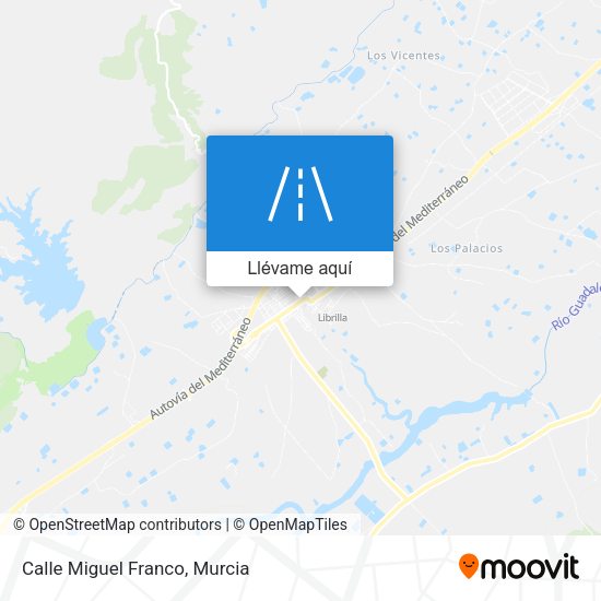 Mapa Calle Miguel Franco