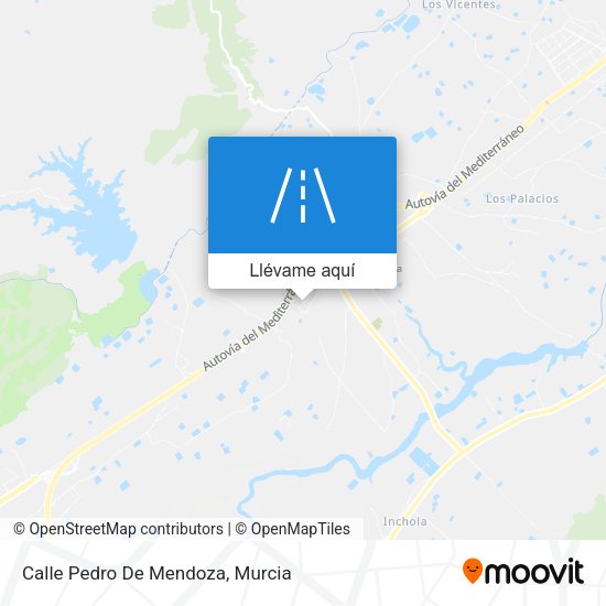 Mapa Calle Pedro De Mendoza