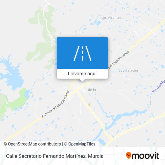 Mapa Calle Secretario Fernando Martínez