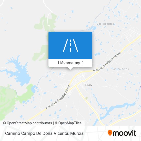 Mapa Camino Campo De Doña Vicenta
