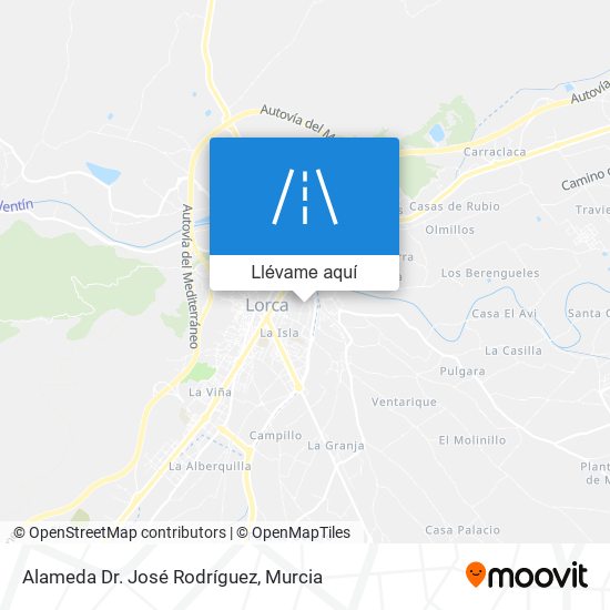 Mapa Alameda Dr. José Rodríguez