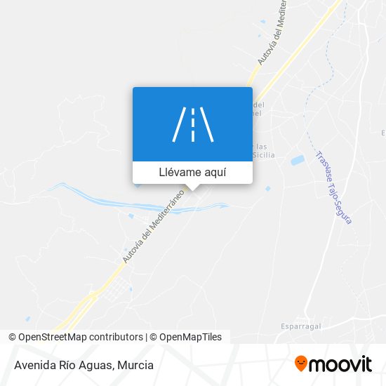 Mapa Avenida Río Aguas
