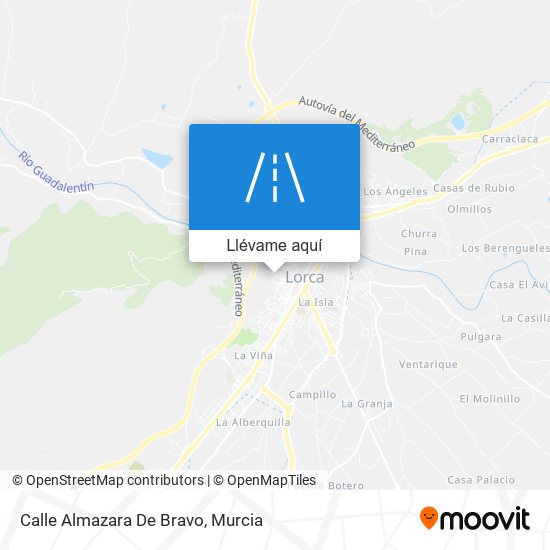 Mapa Calle Almazara De Bravo