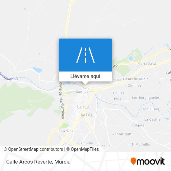 Mapa Calle Arcos Reverte