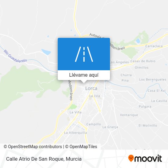 Mapa Calle Atrio De San Roque