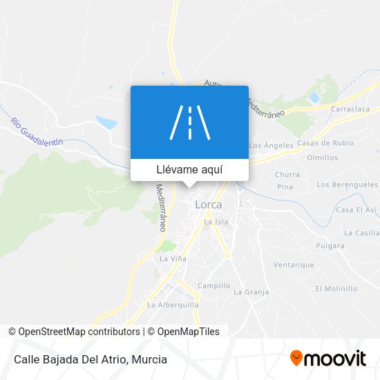 Mapa Calle Bajada Del Atrio