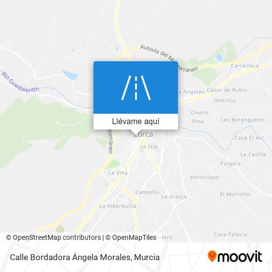 Mapa Calle Bordadora Ángela Morales