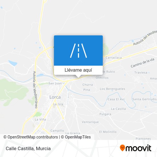 Mapa Calle Castilla