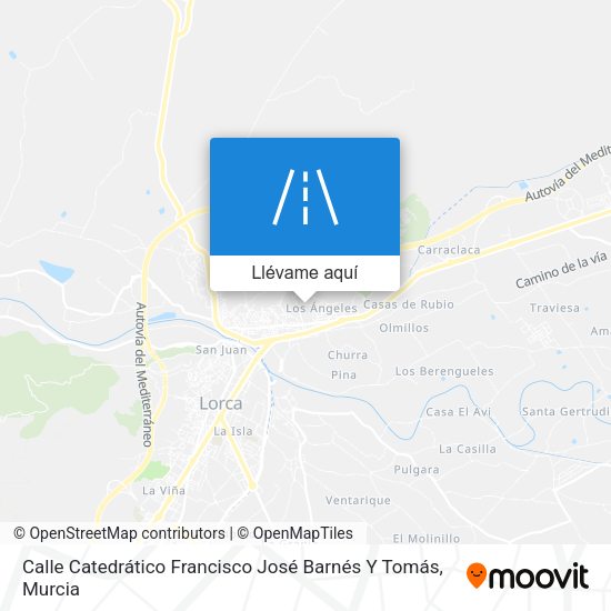 Mapa Calle Catedrático Francisco José Barnés Y Tomás