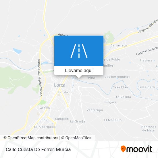 Mapa Calle Cuesta De Ferrer