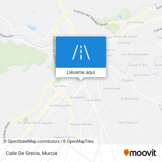 Mapa Calle De Grecia