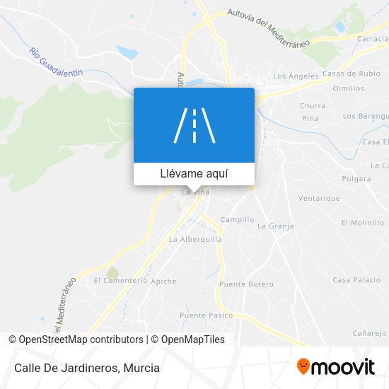Mapa Calle De Jardineros