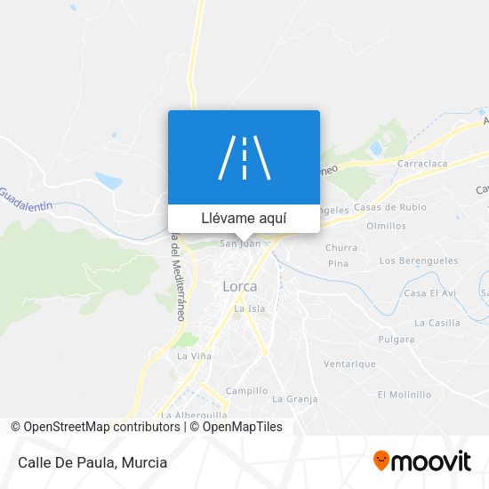 Mapa Calle De Paula