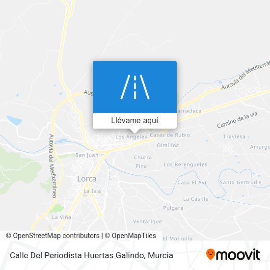 Mapa Calle Del Periodista Huertas Galindo