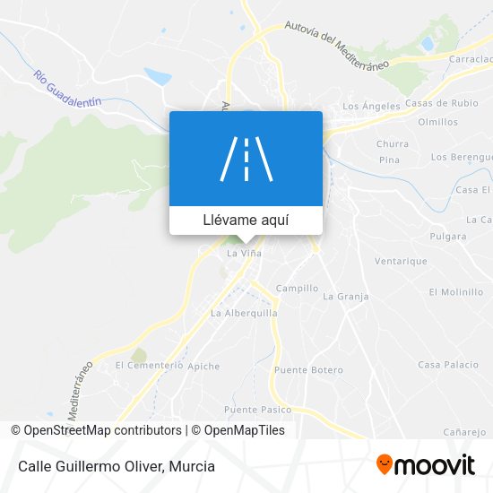 Mapa Calle Guillermo Oliver