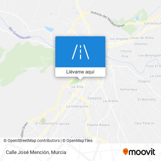 Mapa Calle José Mención