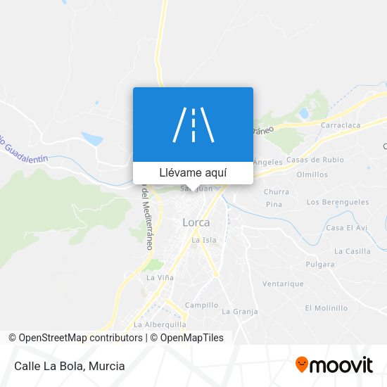 Mapa Calle La Bola