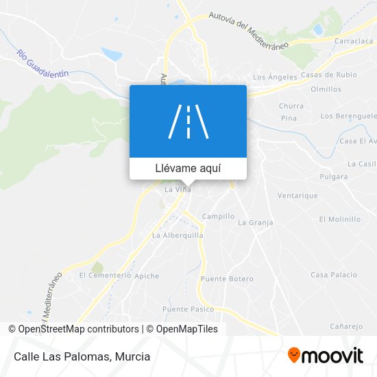 Mapa Calle Las Palomas