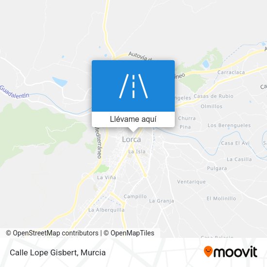 Mapa Calle Lope Gisbert