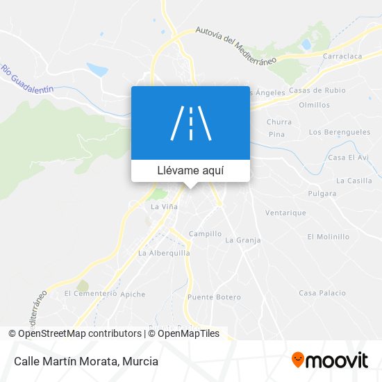 Mapa Calle Martín Morata