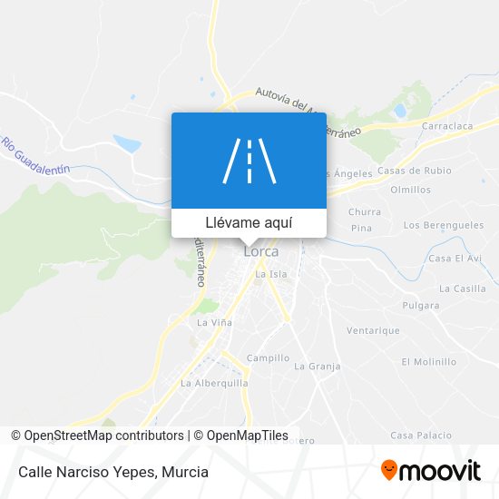 Mapa Calle Narciso Yepes