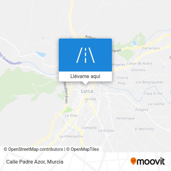 Mapa Calle Padre Azor
