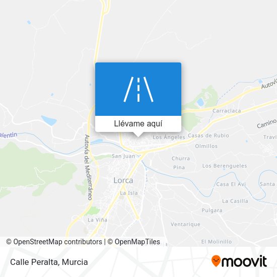 Mapa Calle Peralta