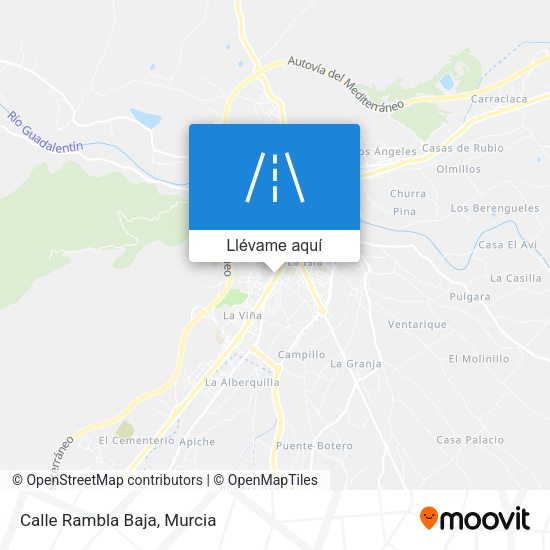 Mapa Calle Rambla Baja