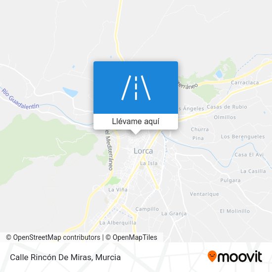 Mapa Calle Rincón De Miras