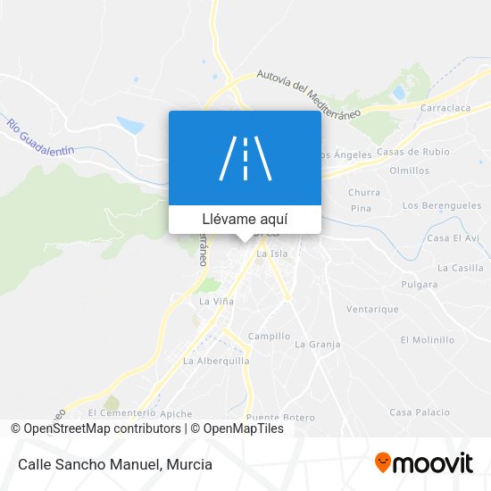 Mapa Calle Sancho Manuel