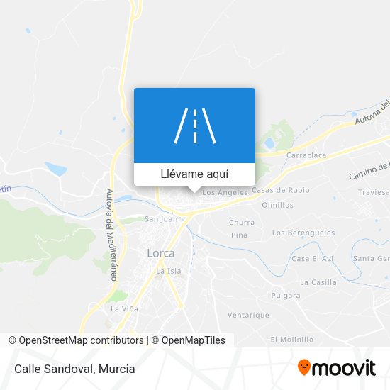 Mapa Calle Sandoval