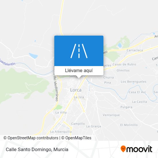 Mapa Calle Santo Domingo