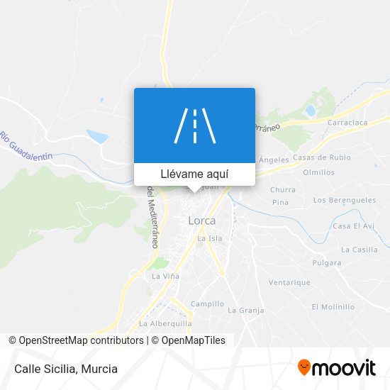 Mapa Calle Sicilia