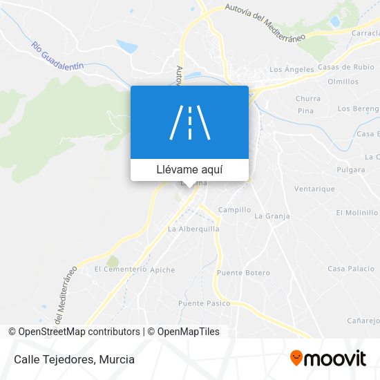 Mapa Calle Tejedores