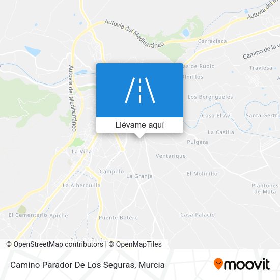 Mapa Camino Parador De Los Seguras