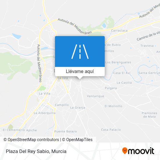 Mapa Plaza Del Rey Sabio