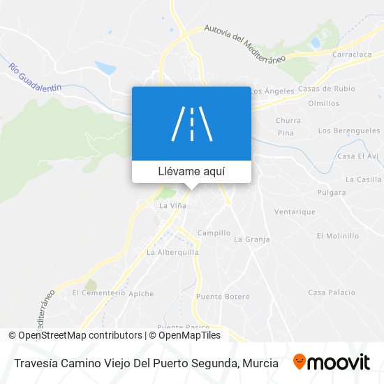 Mapa Travesía Camino Viejo Del Puerto Segunda